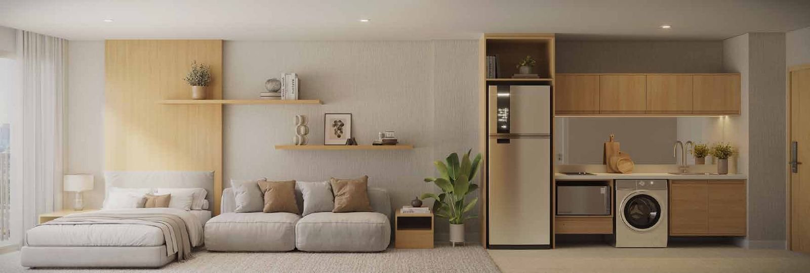 Apartamento 403 decorado do Be.in.Rio Tonelero