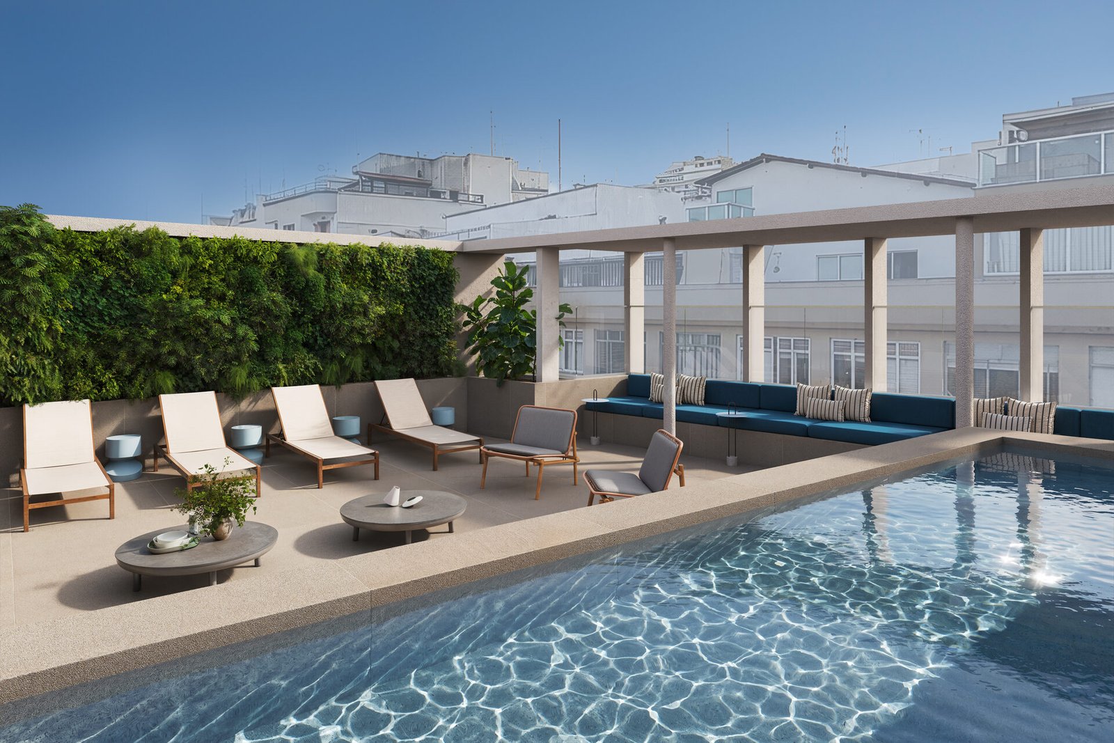 Piscina no rooftop do MO.dO Copa Posto 4